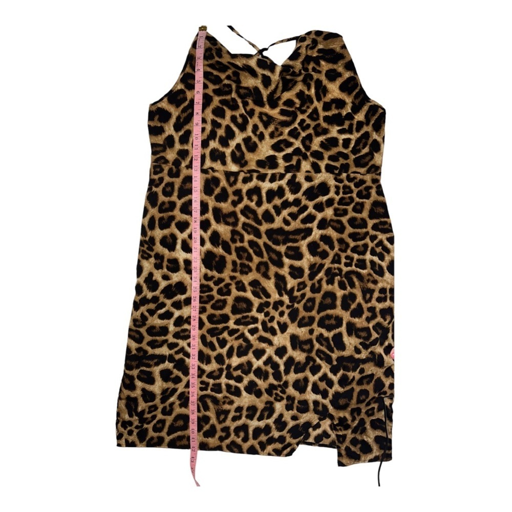 Shein Curve Leopard Print Midi Dress 4xl - image 7